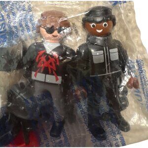Playmobil Police Figures Set W/ Accessories New In Packaging 2 Figures Plastic M
